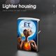 thumbnail image 4 of E.T. el Extraterrestre-theme Copper Metal Lighter Shell, Premium Replacement Refillable Lighter Case with Durable Metal Construction, Compatible with Zippo and Most Standard Lighter Models, 4 of 6