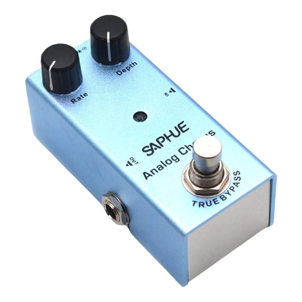 Accesorios Para Pedales De Guitarra Piezas Compactas 9V DC Mini Para Guitarra Eléctrica Bajo Para Coro Analógico