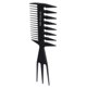 thumbnail image 1 of Salón Afro Pelo Recoger Cepillo Peine Peluquería Peine Para Peinado Herramienta Trenzada, 1 of 2