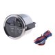 thumbnail image 2 of 52mm 2 "4 led indicador de alarma volt oil temp chk eng indicador negro cromo, 2 of 5