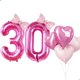 thumbnail image 1 of Globo Florisland para niñas, 30 cumpleaños, rosa, número 30, 1 of 6