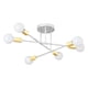 thumbnail image 5 of Lámpara De Techo De Ara?a De Hierro Forjado Nórdico De Luz De Techo Para Decoración Del Hogar Blanco Dorado, 5 of 5