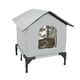 thumbnail image 4 of Casa Para Gatos Portátil E Impermeable Para Exteriores, Ideal Para El Patio Exterior En Invierno, Talla M, Color Gris, 4 of 5
