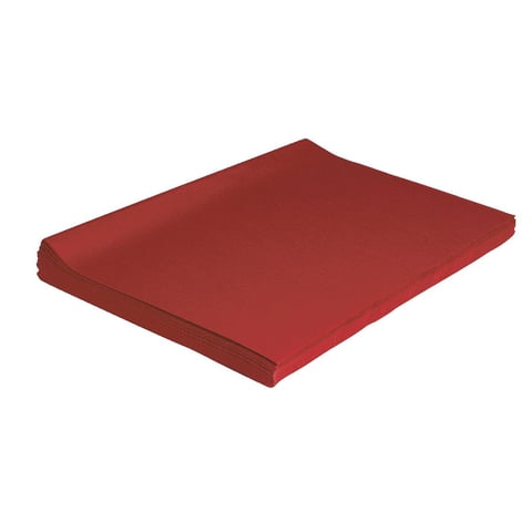Papel De Seda Sangrante Spectra Deluxe National Red 20X30 Cm