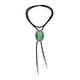 thumbnail image 2 of Bolo Tie Para Hombre Collar Western Corbata Camisa Cadena Cuello Cuerda Verde Ópalo, 2 of 3