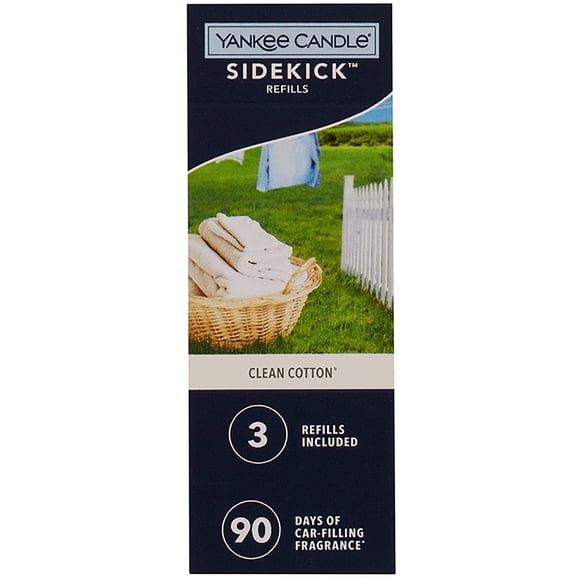 Recarga de fragancia Yankee Candle Clean Cotton® Sidekick™ Triple