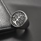 thumbnail image 3 of Anillo de Hombre Arbol de la Vida Silver Space Moda Xx, 3 of 3