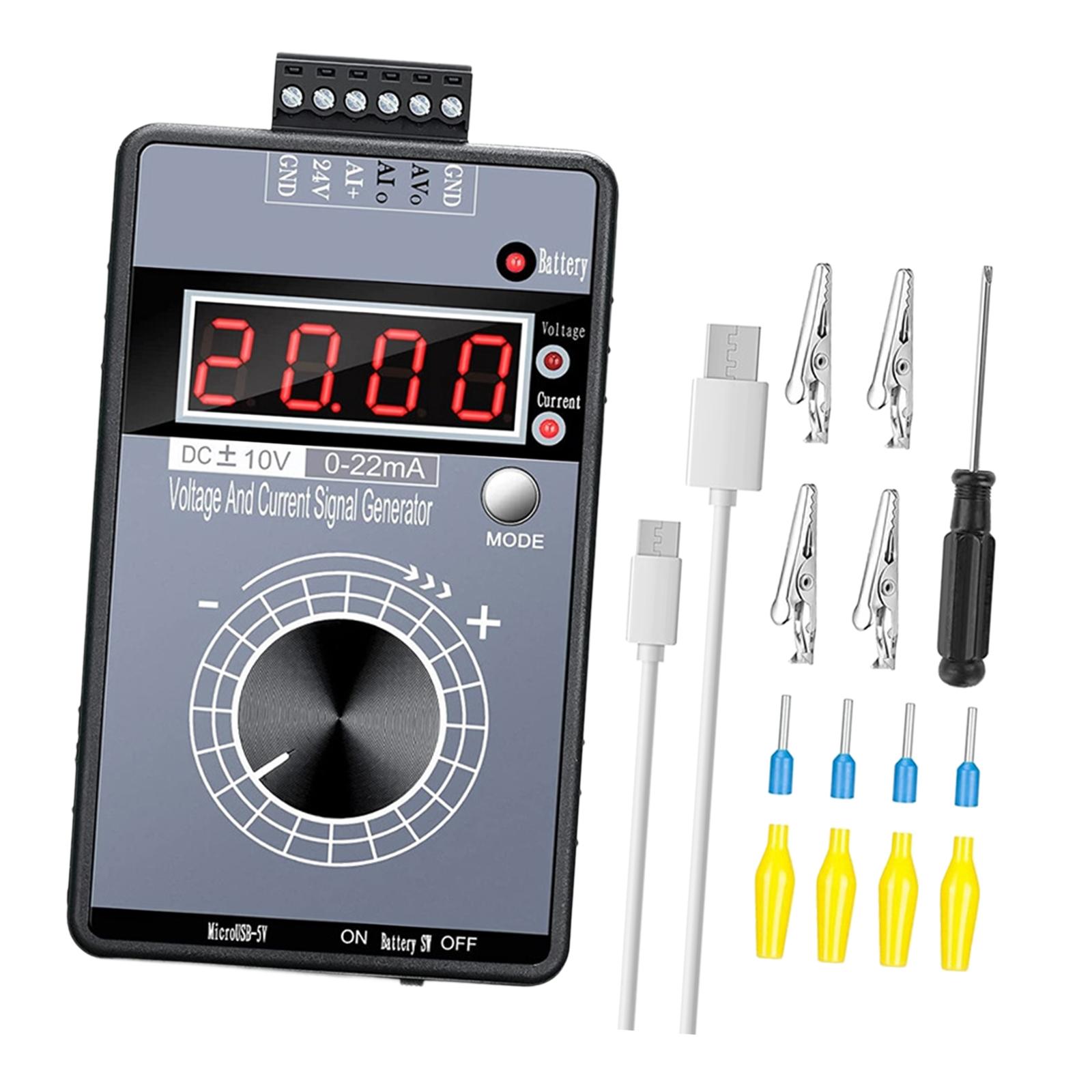Ioensy - Generador De Señal Multifuncional Ajustable Portátil De Depuración 0-20Ma 4-20Ma