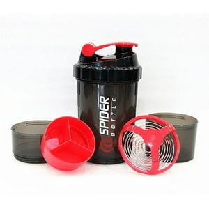 Spider - Shaker Mezclador Batidos Proteinas 500Ml Gym - Rojo