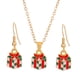 thumbnail image 4 of Conjunto De Collar Y Aretes Navideños, Joyería Navideña Para Caja De Regalo Festiva De San Valentín, 4 of 5