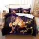 thumbnail image 3 of Cute- Bed Du-vet -Cov-er Dem-on Anime Sla-yer Bedding Se-ts 3D Printed Light-weight 3 Piec-e Comfor-ter Sets 1 Duve-t Cover and 2 Pillow -Shams for Kids Boys Girls Full203x228cm, 3 of 5