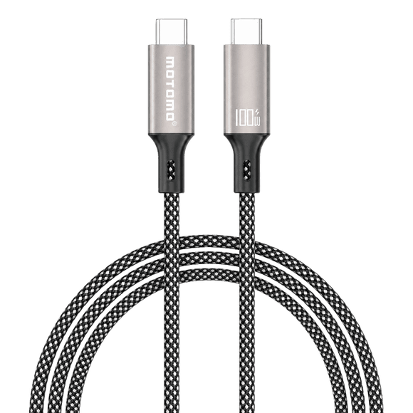 Cable Motomo Pd-max Usb-c A Usb-c 100w Color Plateado
