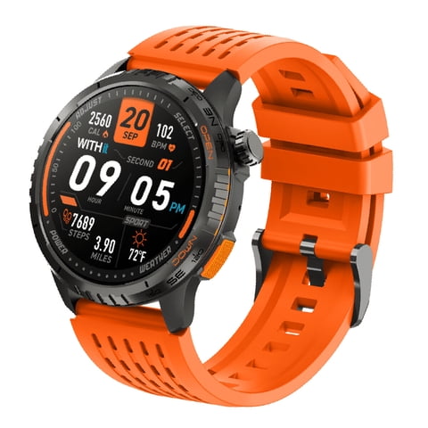 Smartwatch Withit Zetta 1.43 Amoled Naranja Fitness Tracker