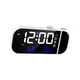 thumbnail image 2 of Reloj Despertador De Proyección LED Reloj De Escritorio Digital Para Restaurante Hogar Ancianos Blanco, 2 of 3