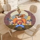 thumbnail image 4 of Sam Bigotes-theme Fitted Round Tablecloths Elastic Edged Table Covers Waterproof Table Cloth for Kitchen Holiday Party Tables Decor 150cm, 4 of 6