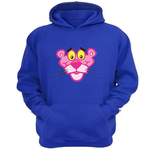 Genérico - Polerón Canguro La Pantera Rosa Azul Talla Xs Unisex