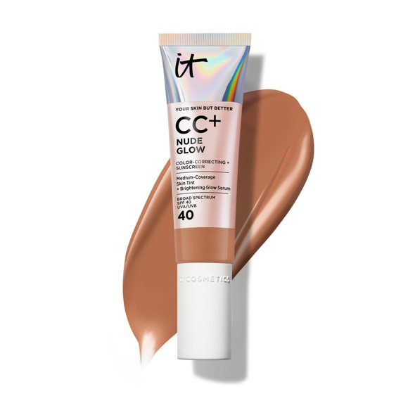 Crema CC IT Cosmetics Nude Glow SPF 40 – Deep 30 ml