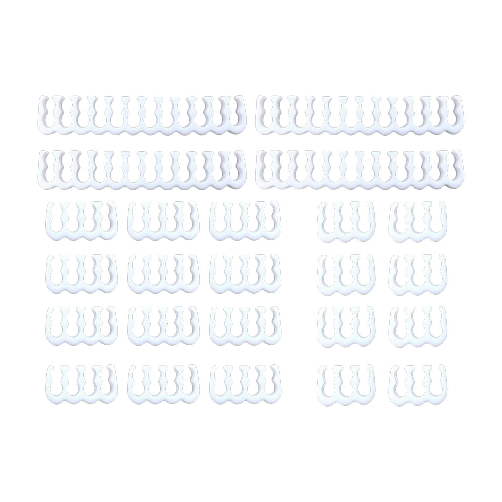 Bothyi - Kit De Peines De Cable De 24 Piezas 6/8/24 Pines Para Cables De Alimentación De Pc De 3-3,6 Mm Blanco