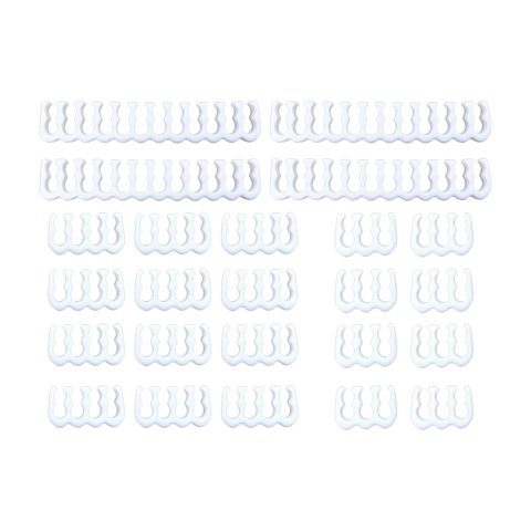 Bothyi - Kit De Peines De Cable De 24 Piezas 6/8/24 Pines Para Cables De Alimentación De Pc De 3-3,6 Mm Blanco