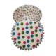 thumbnail image 5 of 100 mini moldes para cupcakes, moldes de papel para muffins, resistentes al calor, con impresión de puntos., 5 of 5