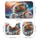 thumbnail image 3 of Capibara-theme 4-Piece Shower Curtain Set with Rugs, Waterproof Bathroom Decor Set Includes Bath Mat, U-Shaped Rug, Toilet Lid Cover and Curtain with Hooks, 3 of 6