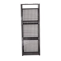 Bothyi - Cesta De Almacenamiento Para Colgar En La Pared De La Cocina, De Hierro Fundido, Para Almacenar Cebollas Y Frutas, 3 Rejillas