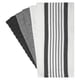 thumbnail image 3 of Bumble Towels - Pack de 6 toallas de 51 cm, algodón, rayas negras, 3 of 6