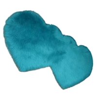 Genérico - Alfombra Corazón Pelo Largo - Diseño Romántico C5