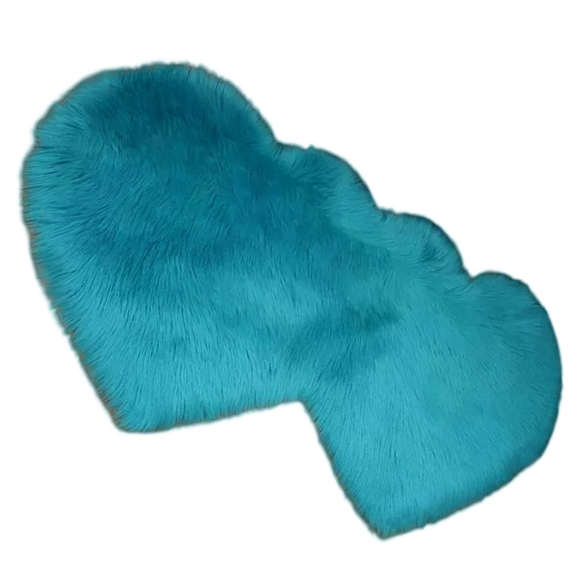 Genérico - Alfombra Pelo Largo Corazón - Acogedora Y Suave C5