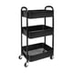 thumbnail image 1 of Carrito Utilitario Con Ruedas De 3 Niveles Para Cocina Color Negro, 1 of 7