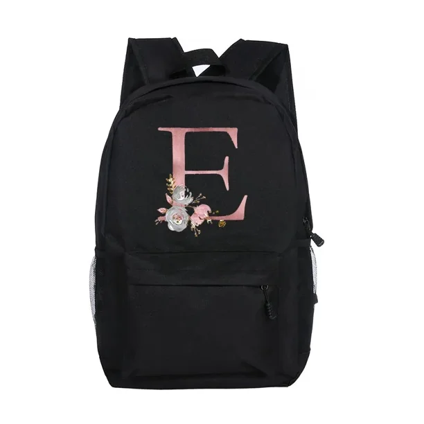 Personalized Girls School Bags Custom Letter with Name Print Backpack Kindergarten Children Schoolbag Teenage Kids Daypack Gifts
