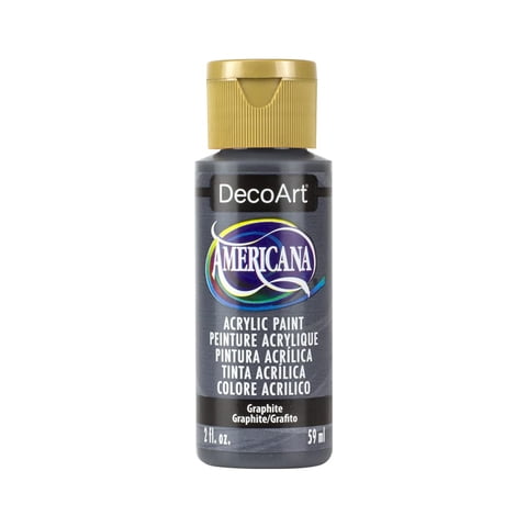 Pintura Acrílica Decoart Americana Graphite 60 Ml No Tóxica