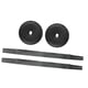 thumbnail image 4 of 2 piezas cinturón de platillo mango de platillo Gong chino Sinfonía reparación instrumento de percusión accesorio de instrumento correa de platillo , negro, 4 of 5