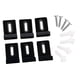 thumbnail image 1 of Kits De Clips Para Soporte De Espejo De 6 Piezas Con Tornillos Para Montaje En Pared De Exhibición De Azulejos, 1 of 5