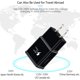 thumbnail image 5 of Cargador de pared USB Swadaws Adaptive Fast Charging, paquete de 2 unidades, negro, 5 of 9