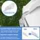 thumbnail image 3 of Set de extensiones para canaletas de lluvia RV Gutter Spouts Wadoy White, 3 of 7