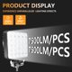 thumbnail image 3 of Luces LED de trabajo SAN YOUNG cuadradas de 4 pulgadas, 75 W, 7000 lm, 12 V, 24 V, 3 of 8