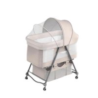 Cuna Bebé Con Accesorios Café Lubabycas