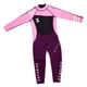 thumbnail image 3 of Traje De Neopreno Traje De Ba?o De Cuerpo Completo De Manga Larga Para Ni?os Negro + Rosa L, 3 of 5