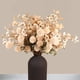 thumbnail image 1 of Arreglos florales de seda Ryddelighome Beige Mums + Eucalipto, 1 of 7