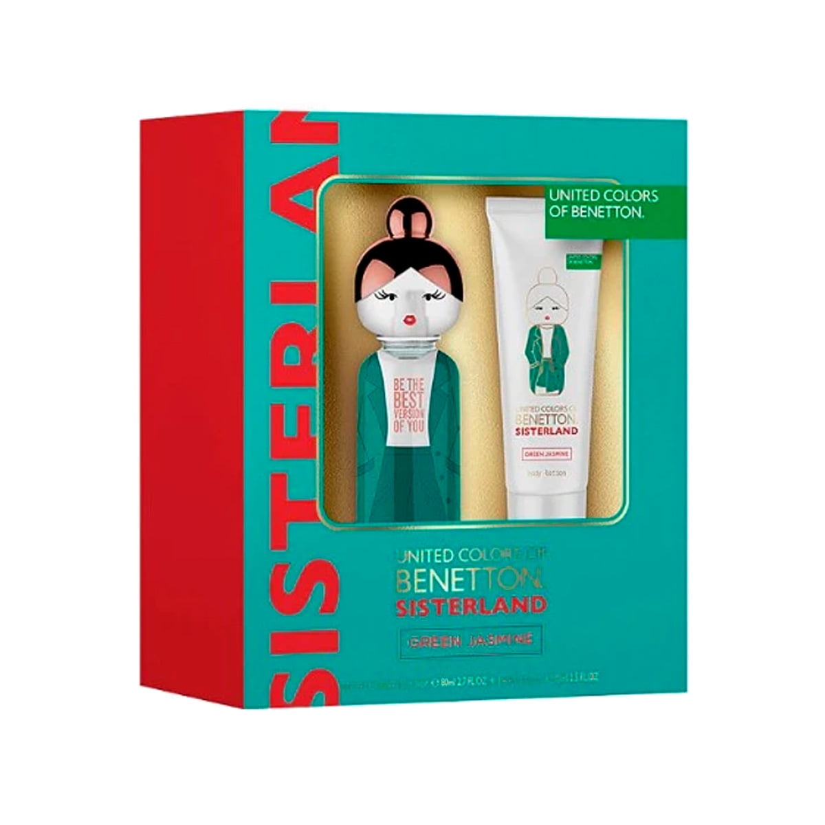 Sisterland Green Jasmine Benetton Edt 80ml+75ml B/l