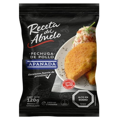 Pechuga De Pollo Apanada 120 Gr Receta Del Abuelo