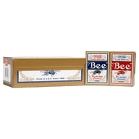 Juego De Cartas Bee Gold Standard Premium Poker, Paquete De 12