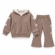 thumbnail image 1 of Conjunto De Buzo Pata Ancha + Poleron Manga Larga Forradito Para Niñas Otoño Invierno, 1 of 3