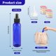 thumbnail image 2 of Botellas de aerosol YEUIKERR de plástico azul de 120 ml con embudos y etiquetas, 2 of 9