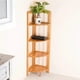 thumbnail image 5 of Repisa esquinero de madera 4 niveles natural, 5 of 8