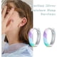 thumbnail image 3 of Pendientes de aro Huggie de plata esterlina para mujeres y niñas - Pequeños aros gruesos de arcoíris Coldeul, hipoalergénicos, esmalte multicolor, regalos de joyería de cumpleaños y Navidad para adole, 3 of 7