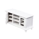 thumbnail image 3 of Mueble De TV De Madera En Miniatura Para Casa De Muñecas 1:12, Blanco, 3 of 3