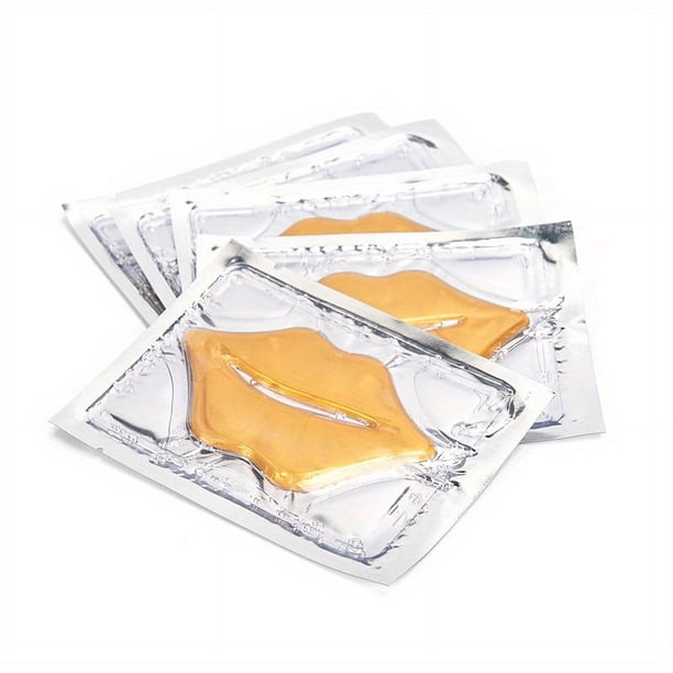 5pcs Crystal Collagen Lip Mask: Get Plump, Moisturized Lips Instantly with Anti-Wrinkle Korean Cosmetics!