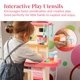 thumbnail image 4 of Juego de cocina Prextex Plastic Prextex Pretend Play con lavavajillas, 4 of 6